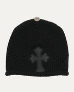 Cashmere Cross Patch Beanie