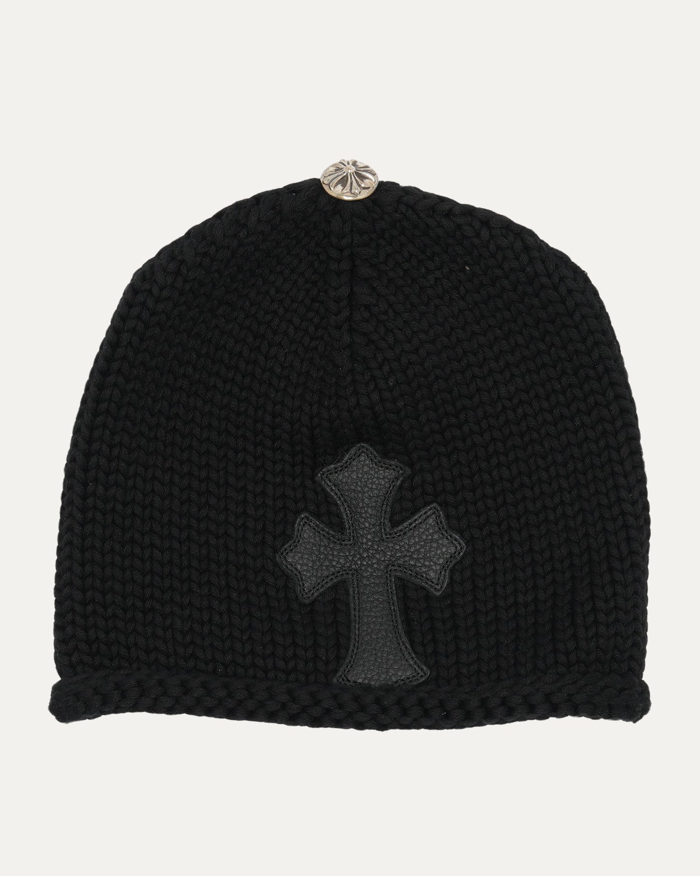 Cashmere Cross Patch Beanie