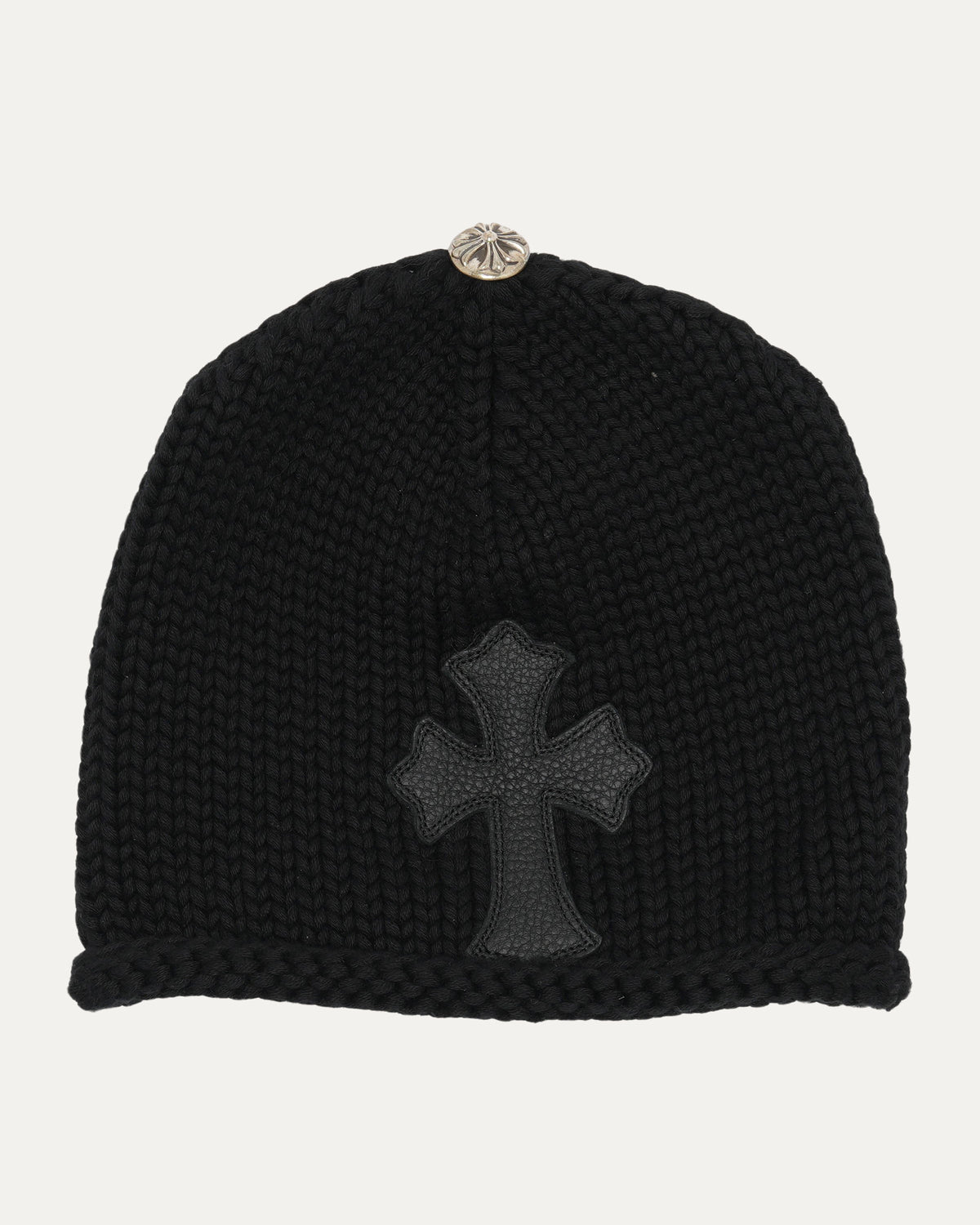 Cashmere Cross Patch Beanie