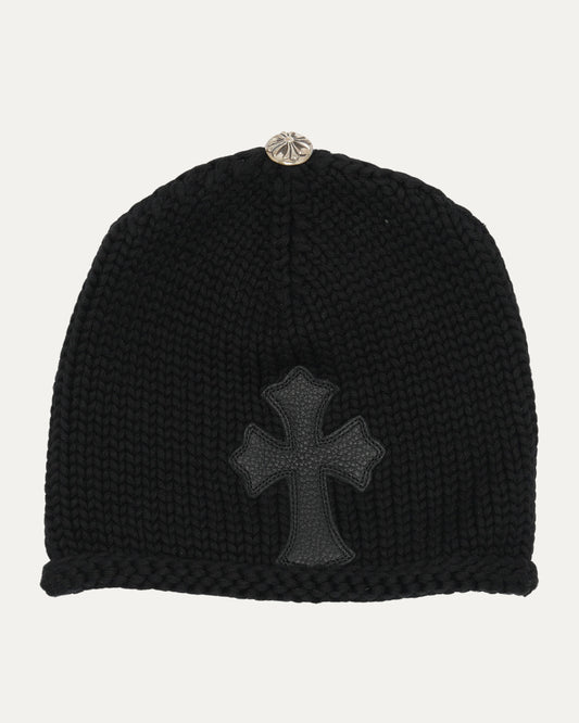 Cashmere Cross Patch Beanie