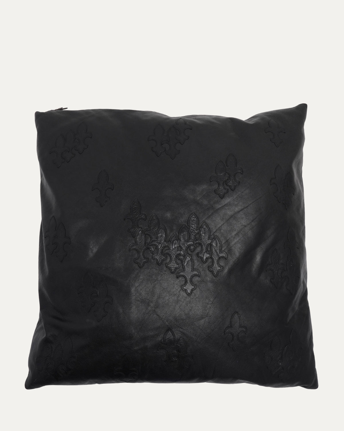Dagger Patch Leather Cushion