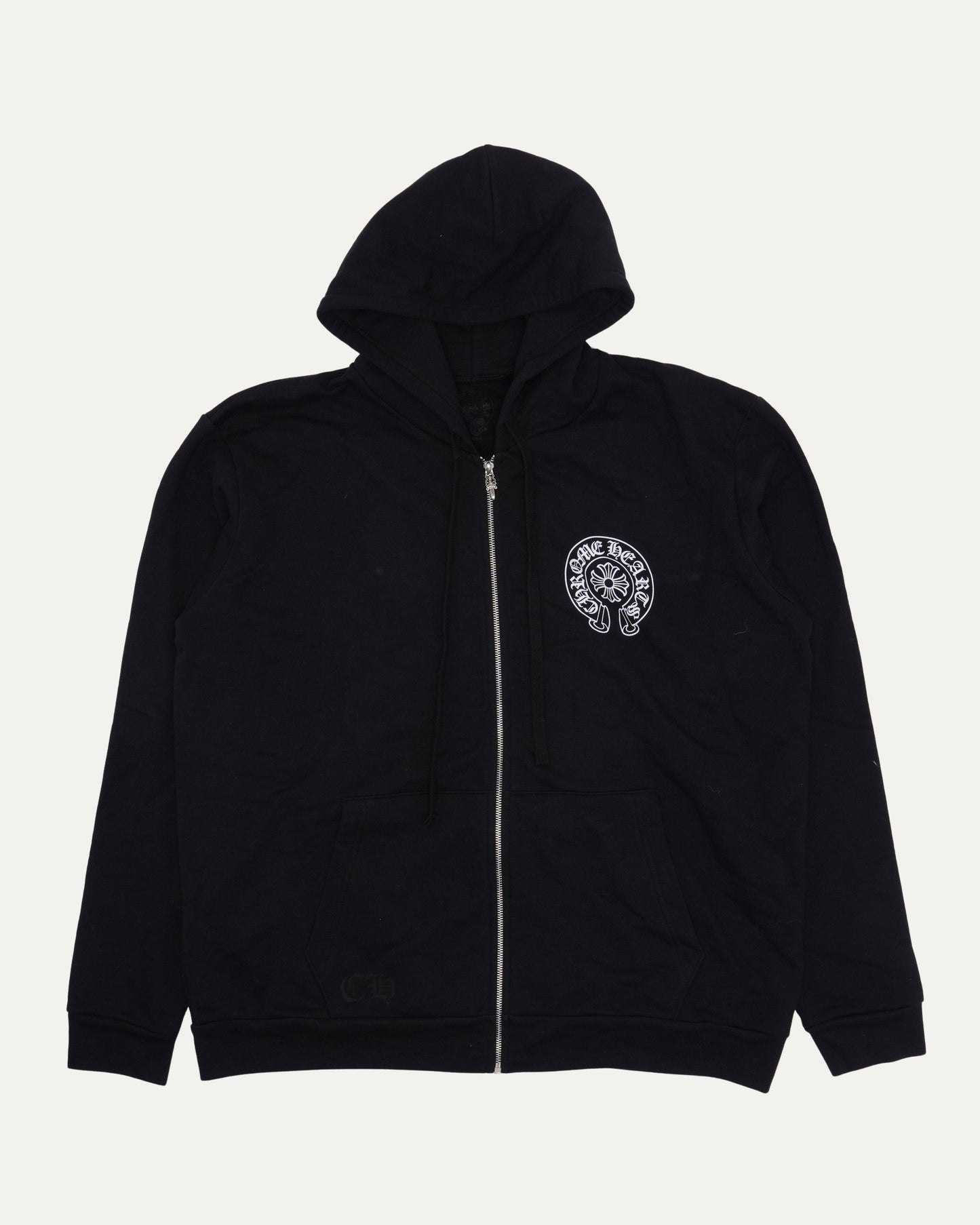 Miami Horseshoe Logo Zip Up Hoodie