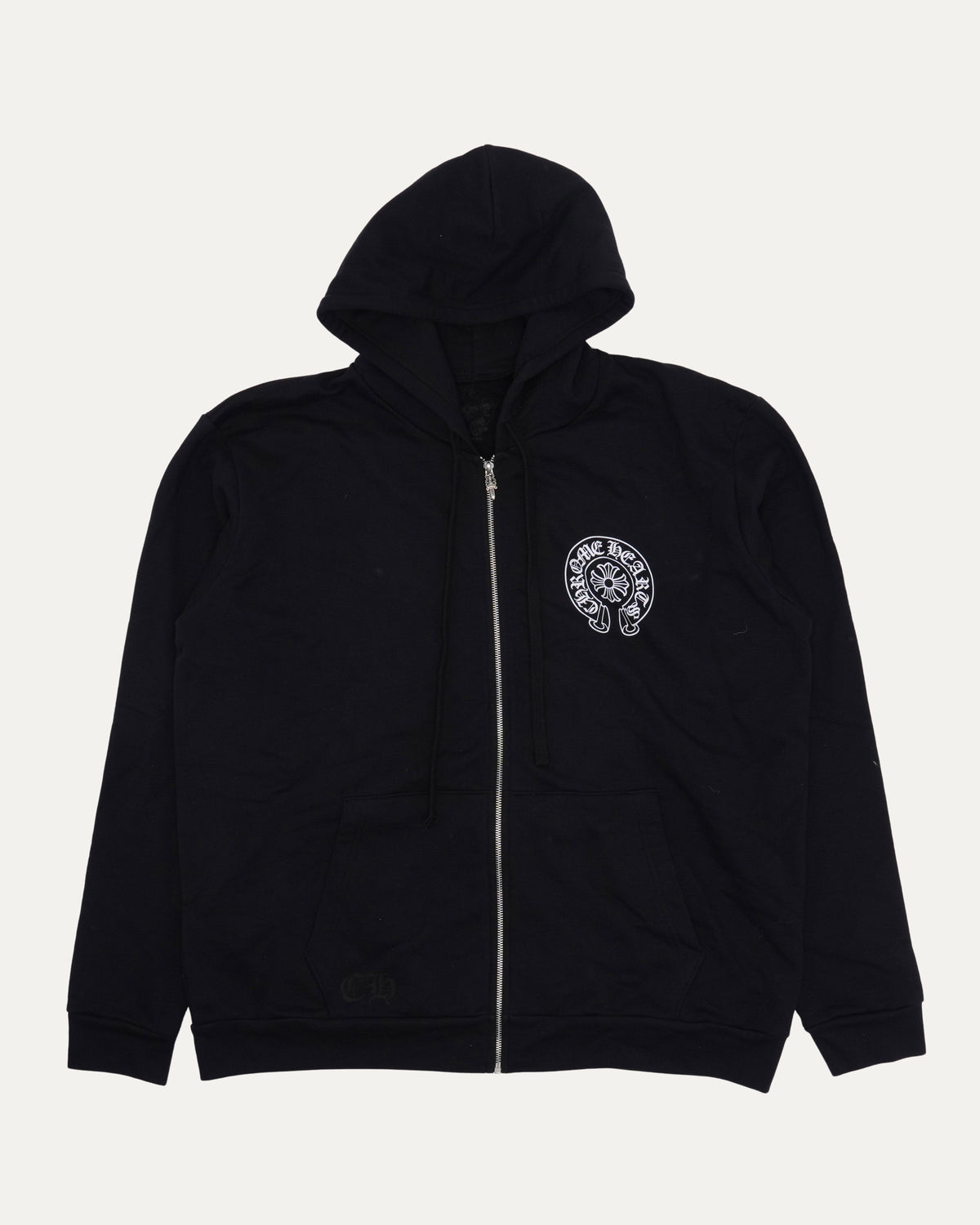 Miami Horseshoe Logo Zip Up Hoodie