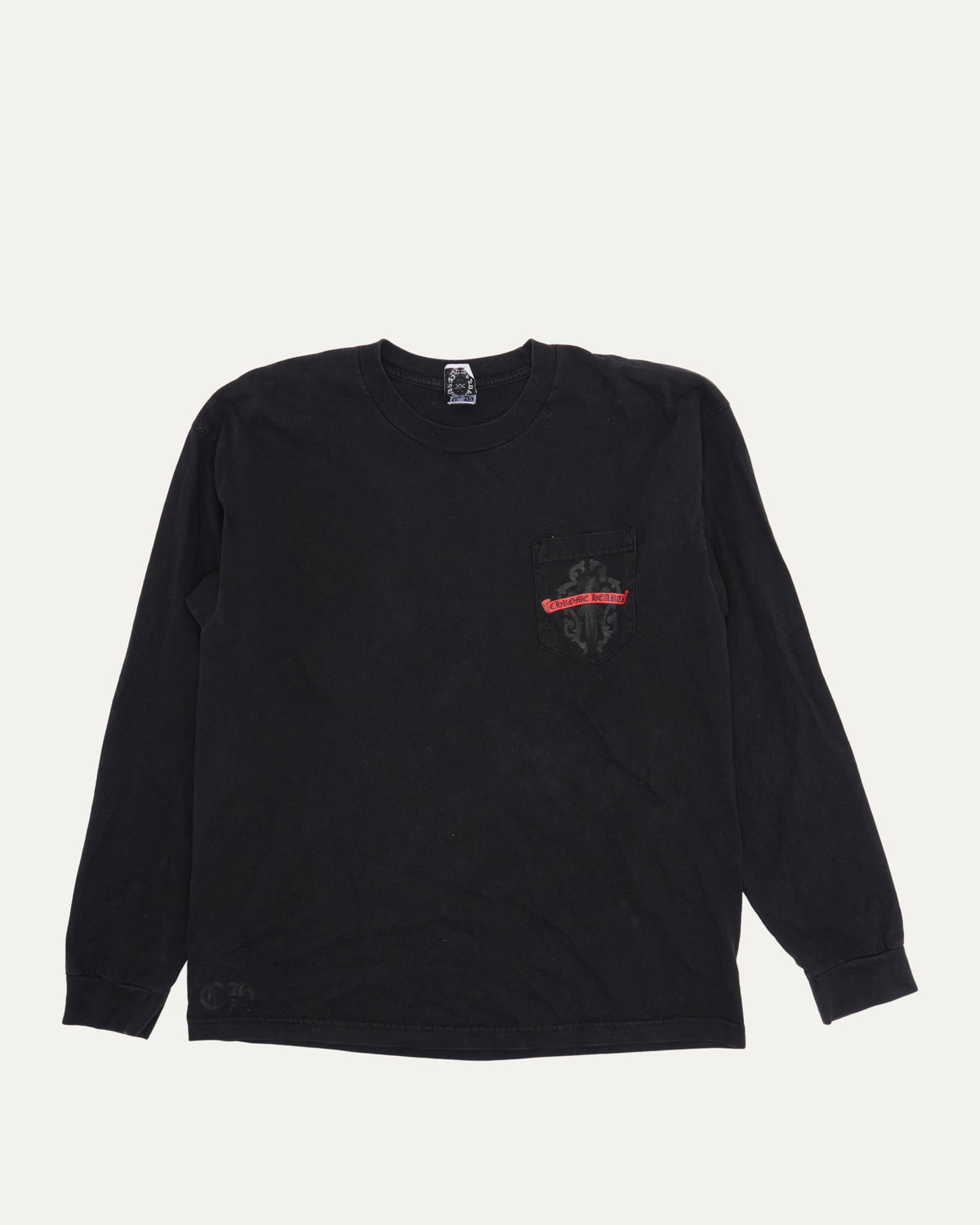 Vintage Vine Dagger Long Sleeve Pocket T-Shirt