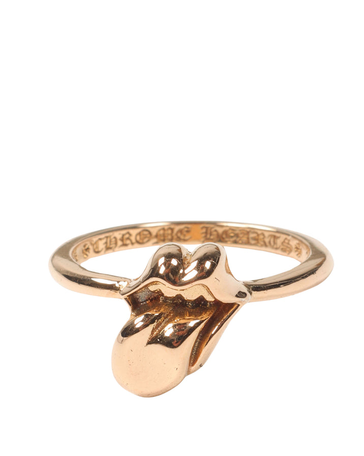 22k Gold Rolling Stones Bubblegum Ring