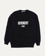 Distressed Logo Crewneck Sweatshirt