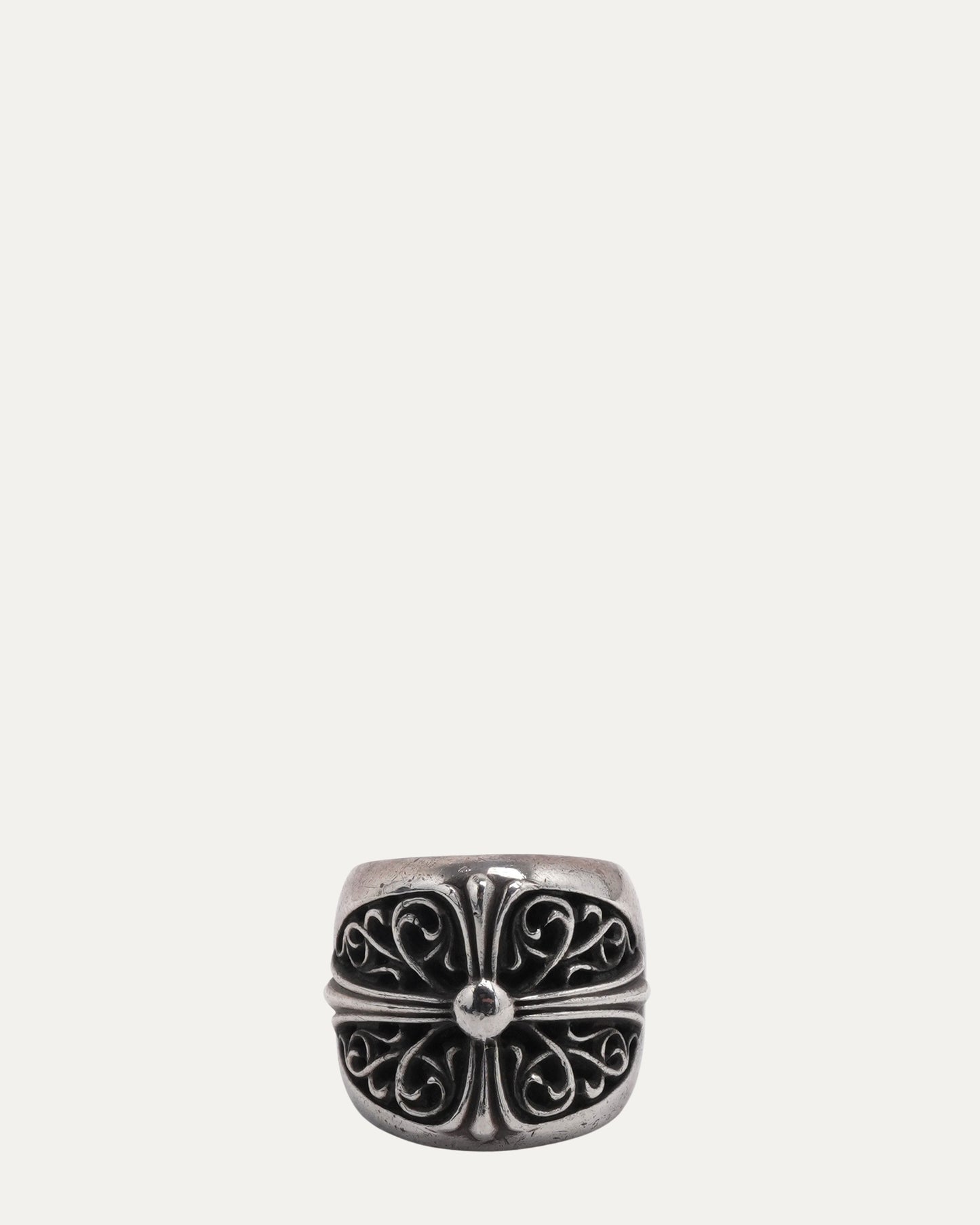 Oval Cross Ring