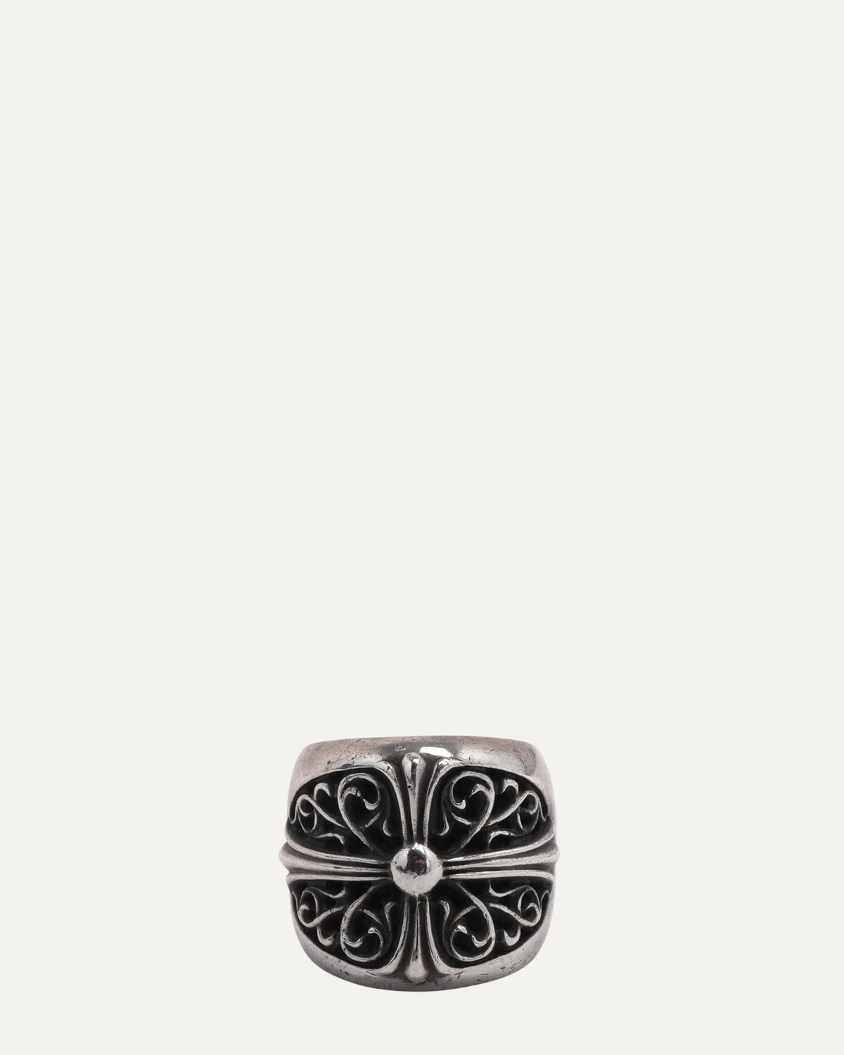 Oval Cross Ring