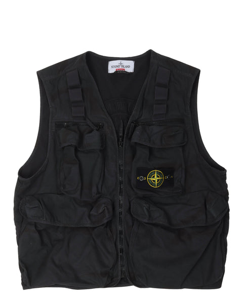 Supreme】 15aw Nylon Cargo Vest Black