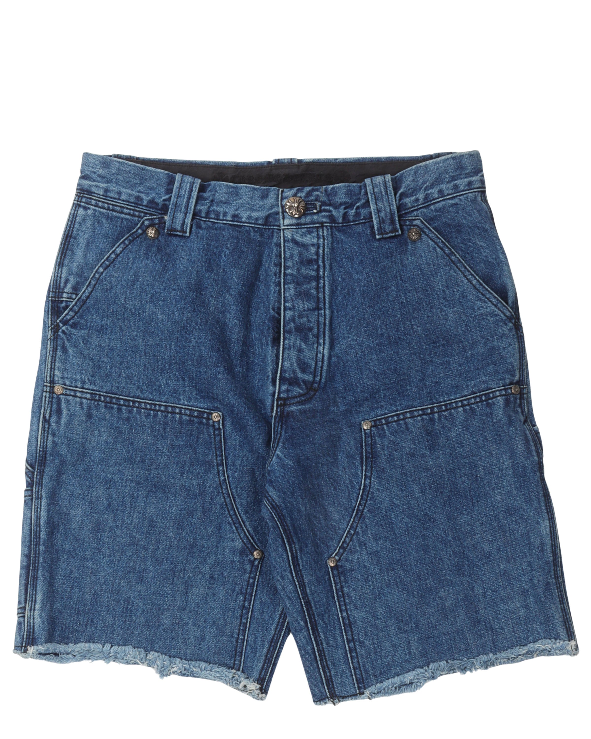Capenter Shortz Chrome Hearts Double Knee Denim Carpenter Shorts – Justin Reed