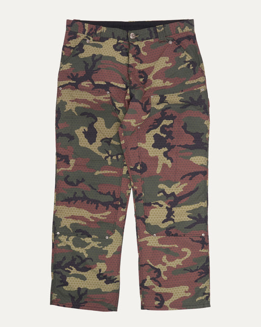 Camouflage Nylon Double Knee Pants