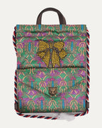 Brocade Animalier Bow Backpack