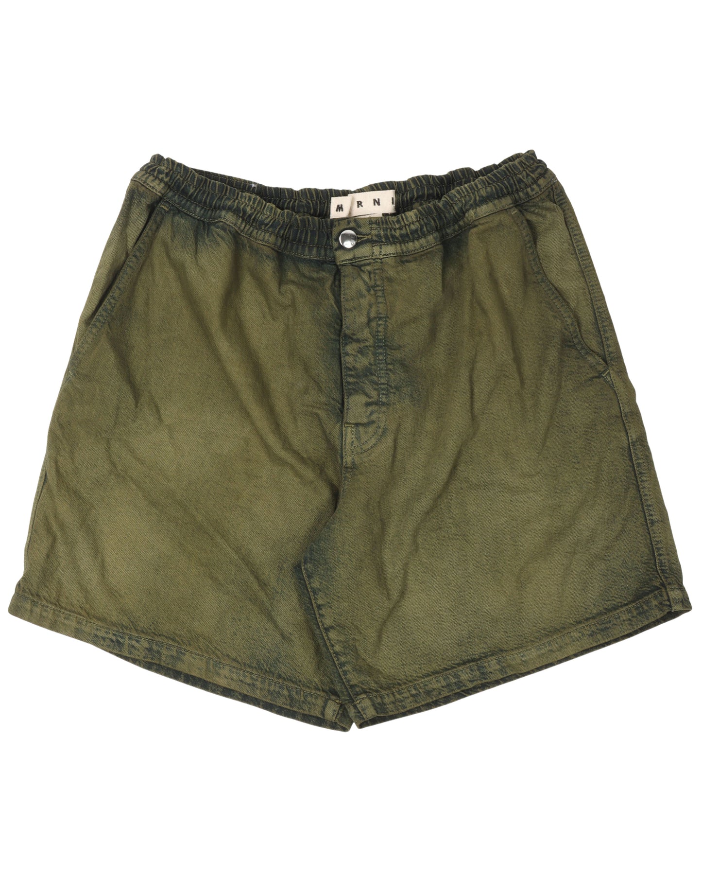 Denim Dyed Shorts