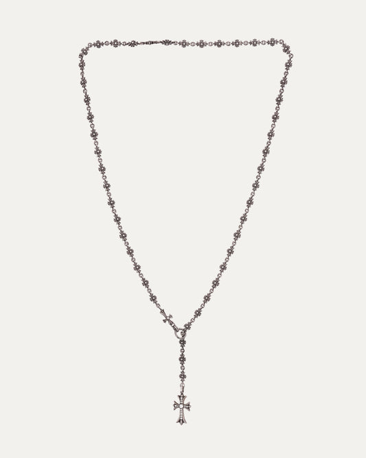Diamond Tiny E Choke Chain Necklace