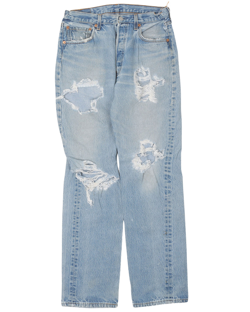 Vintage Levi 501 Distressed Jeans