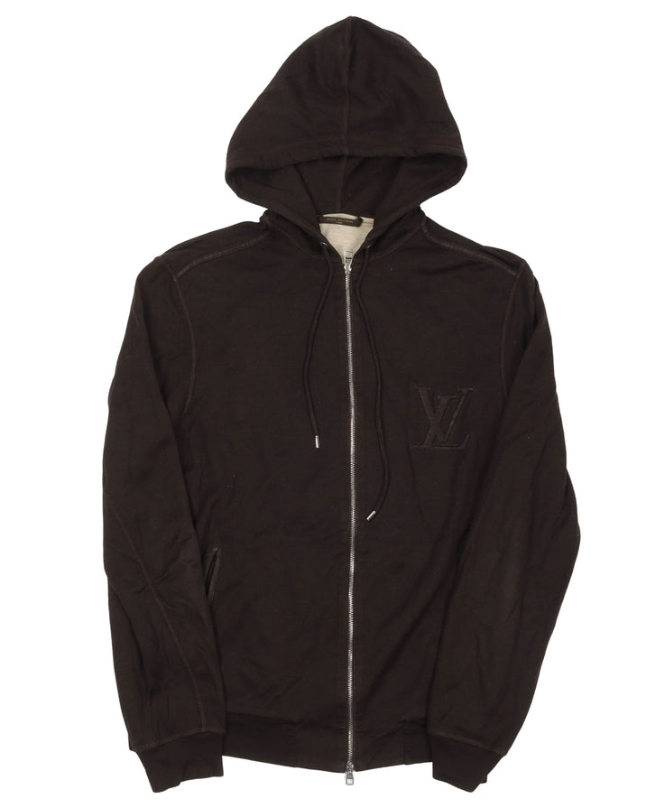Louis Vuitton, Jackets & Coats, Louis Vuitton Black Monogram Carpenter  Hooded Jacket