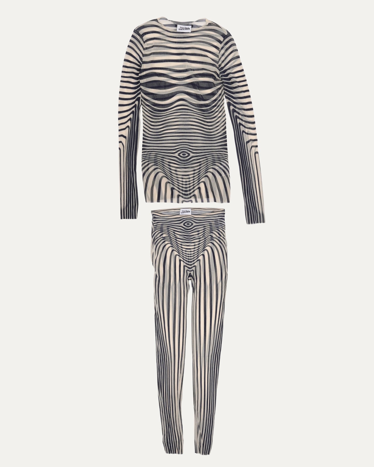 Body Morphing Striped Set