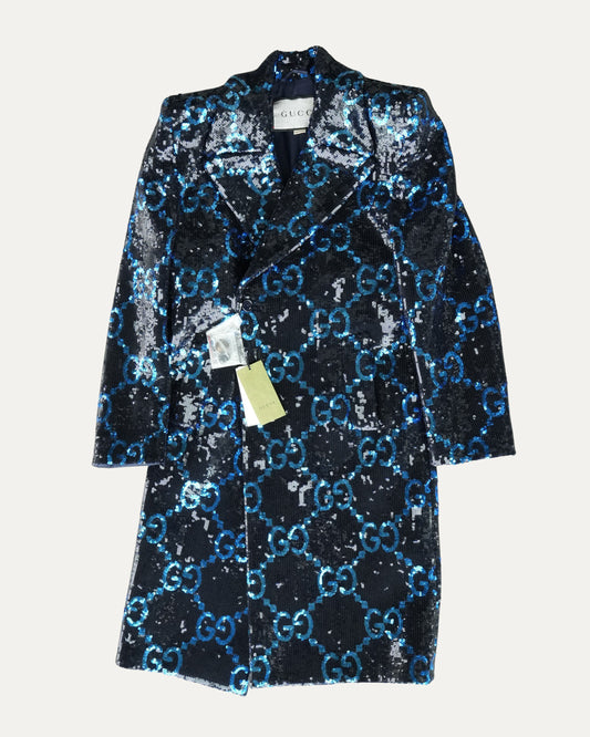 GG Monogram Sequin Coat