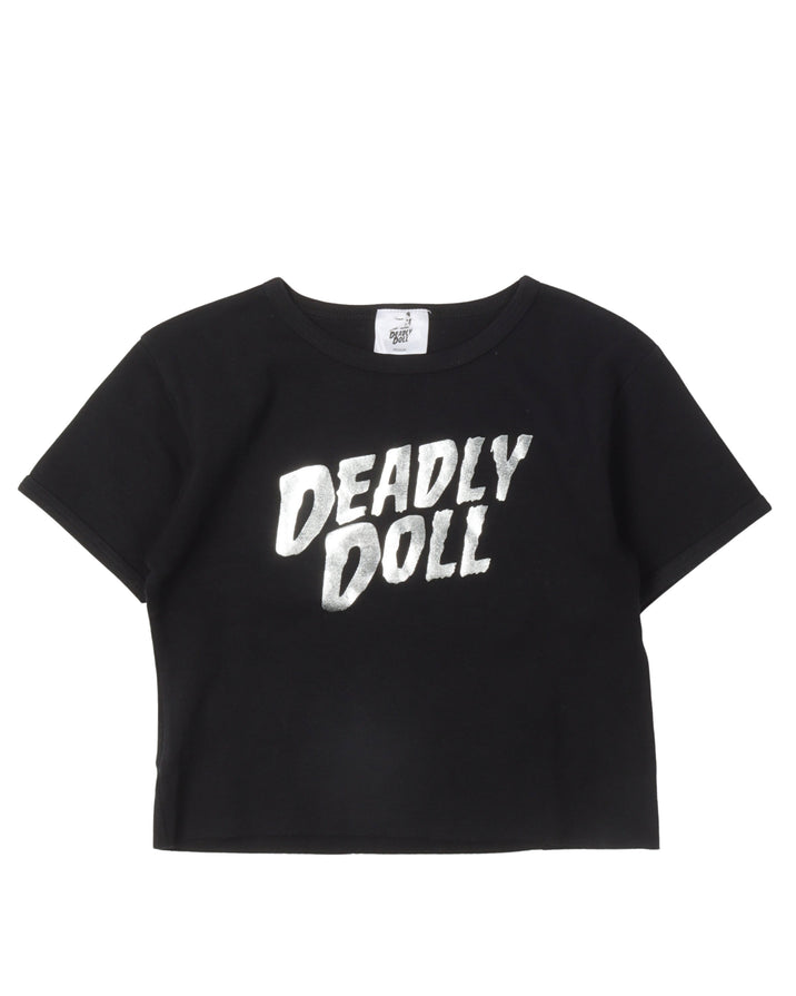 Deadly Doll Horseshoe Logo Baby T-Shirt