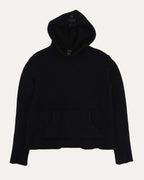 Cross Patch Cashmere Hooded Sweater