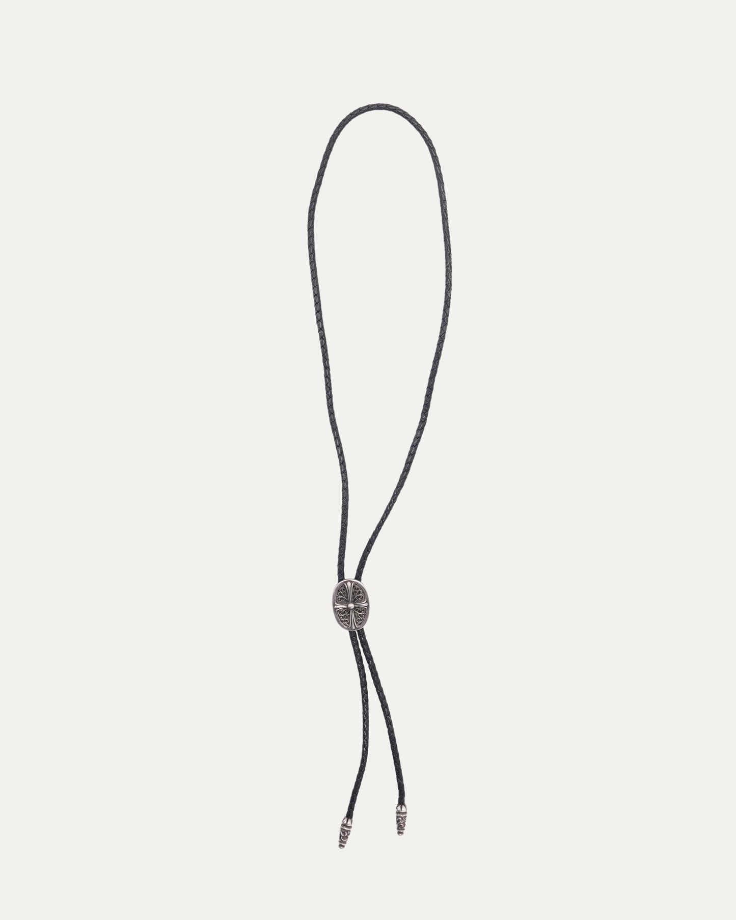 Oval Cross Bolo Tie