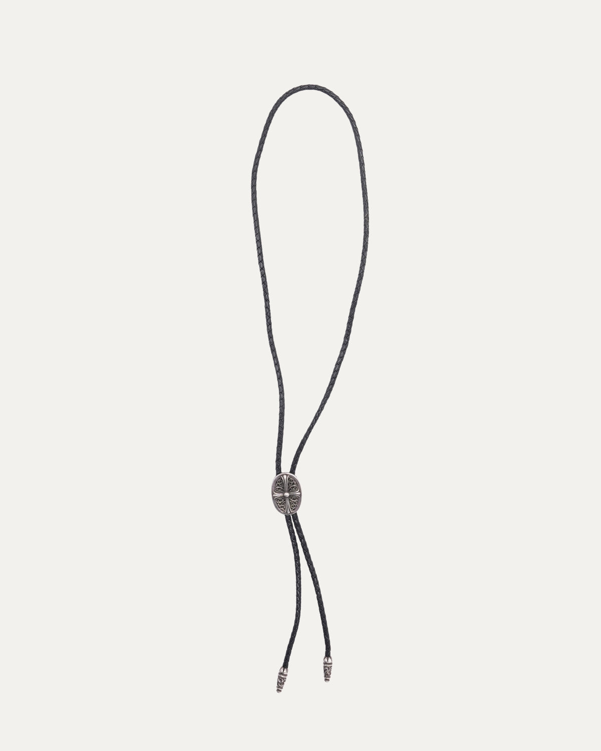 Oval Cross Bolo Tie