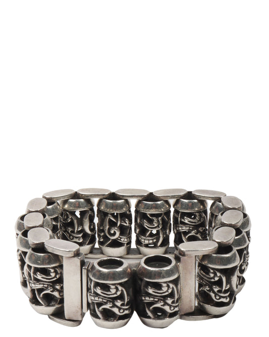 Silver Roller Bracelet