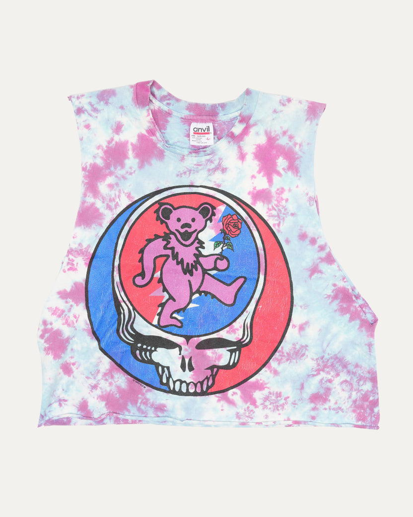 Grateful Dead Dancing Bear Cutoff T-Shirt