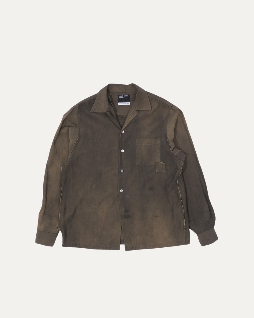 Faded Viscose-Blend Shirt