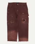 Distressed Paint Pants