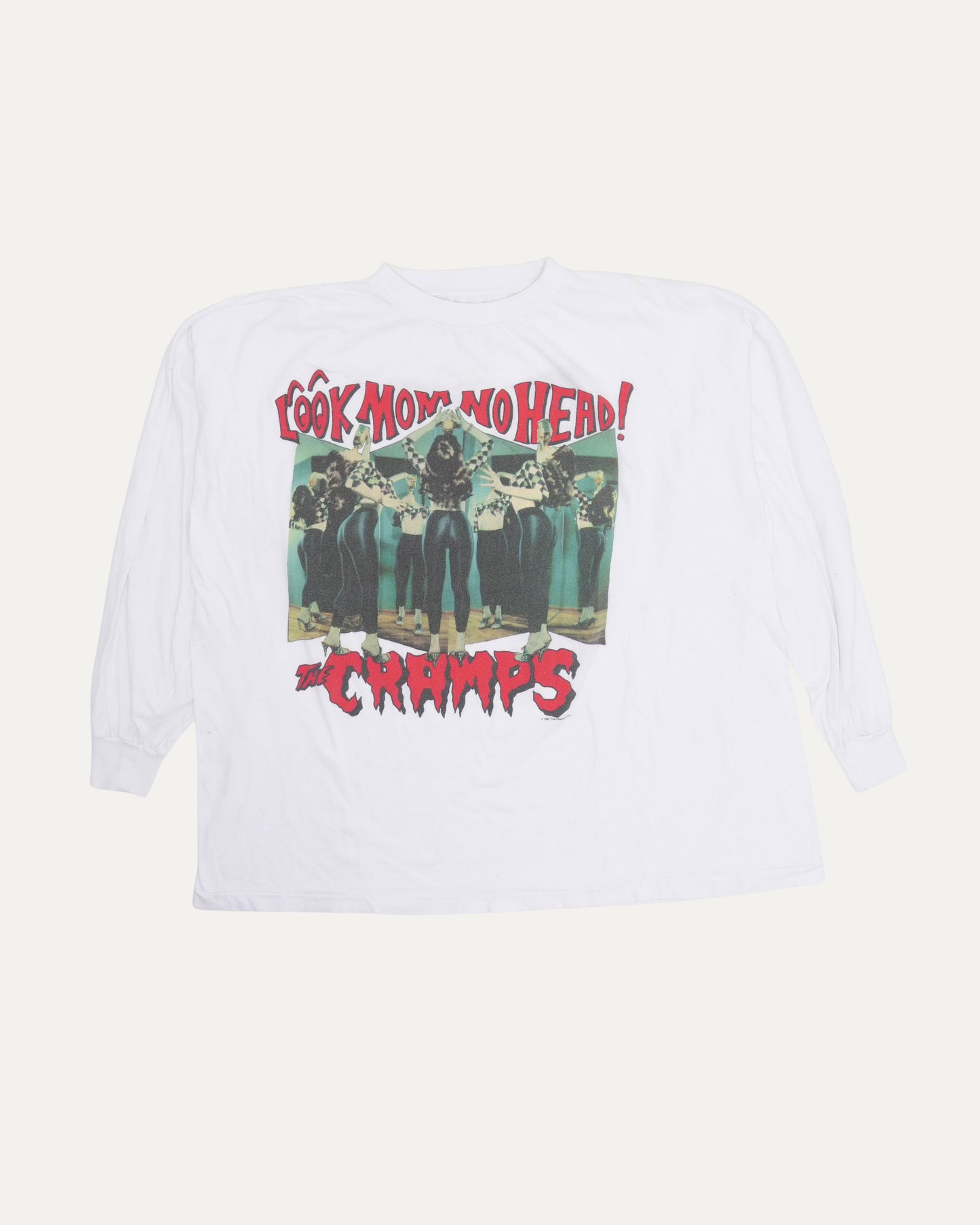 The Cramps Look Mom No Head 1991 Long Sleeve T-Shirt