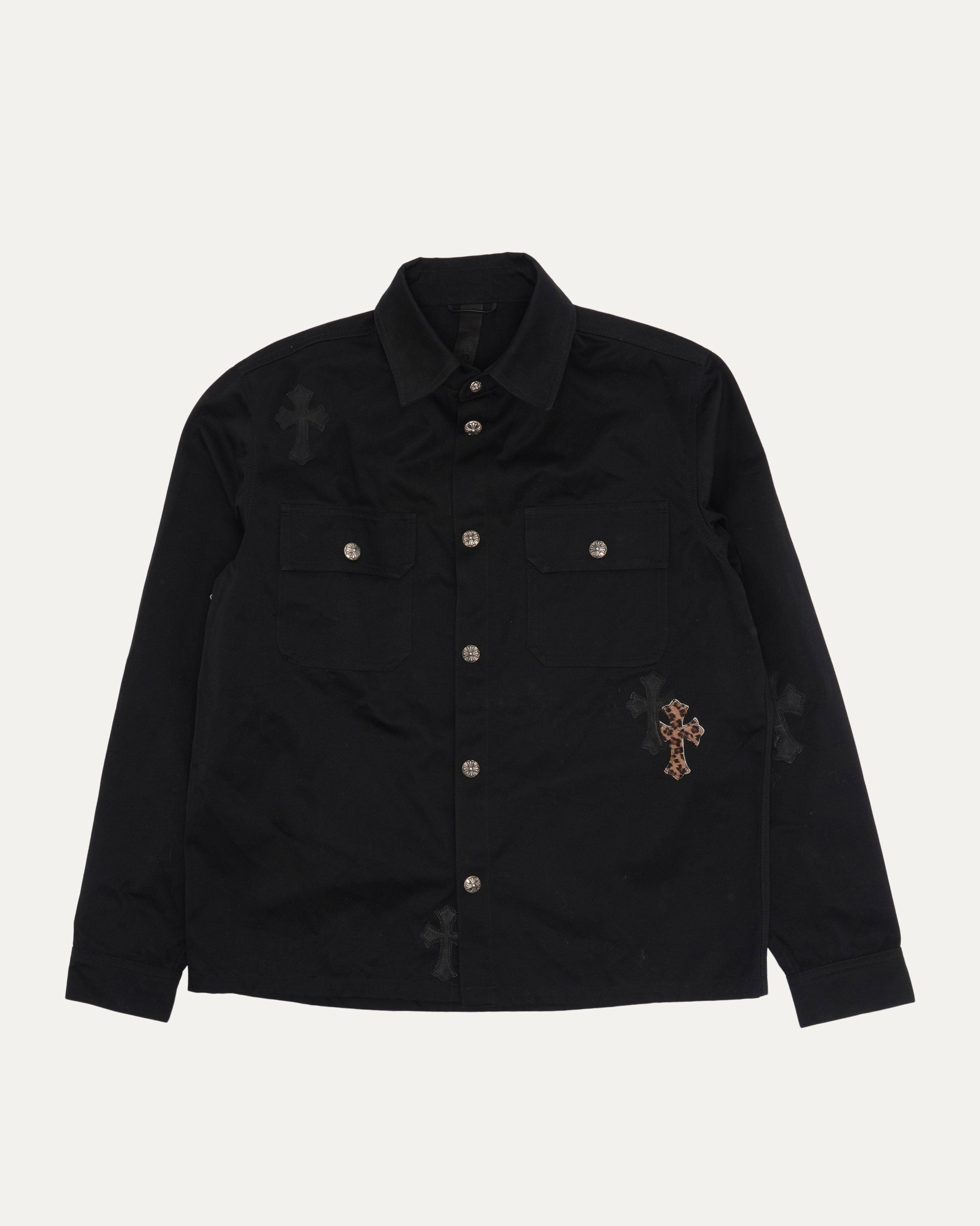 Chrome Hearts Cross Patch Work Dog Shirt – Justin Reed