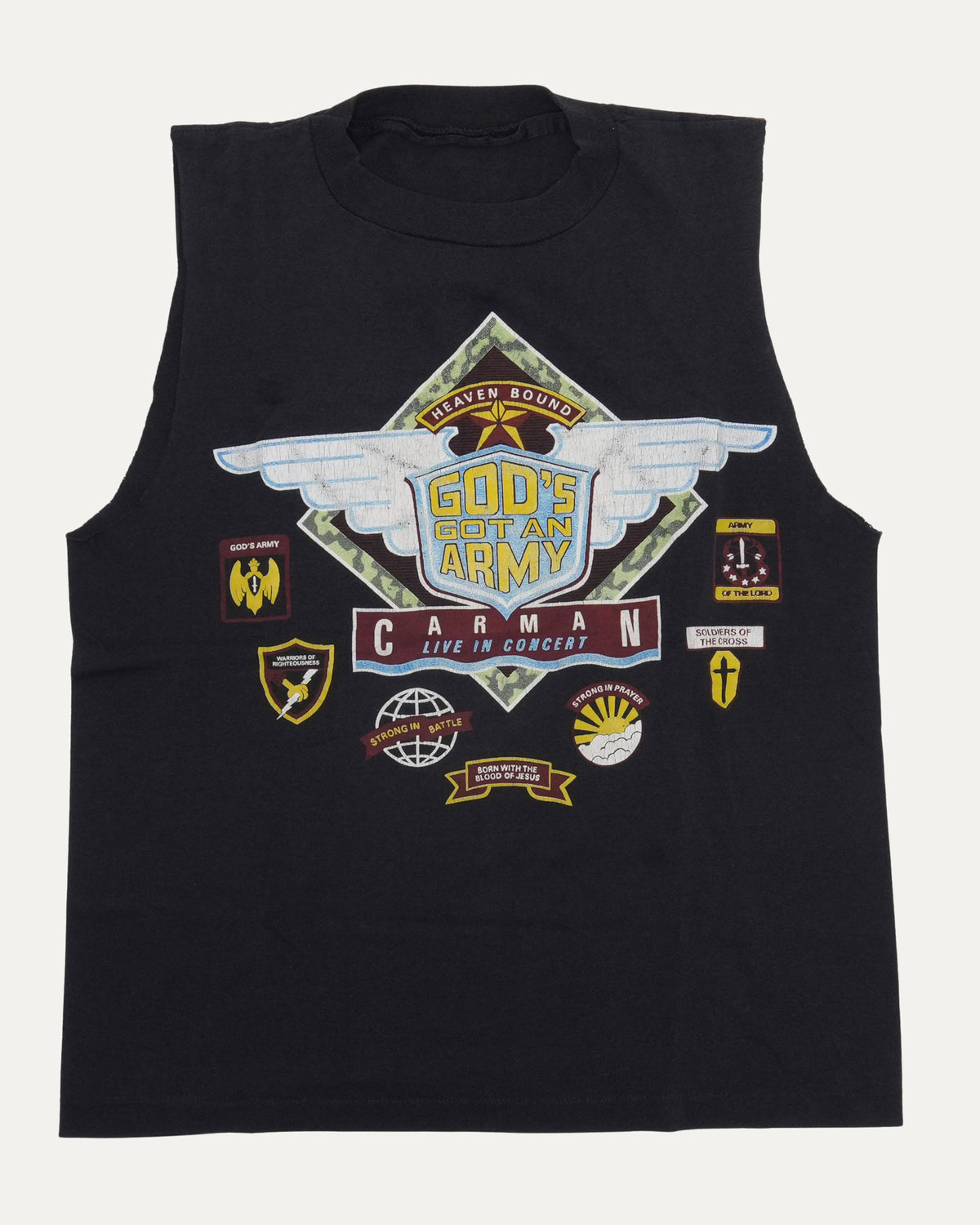 Carman God's Got an Army Cut Off T-Shirt