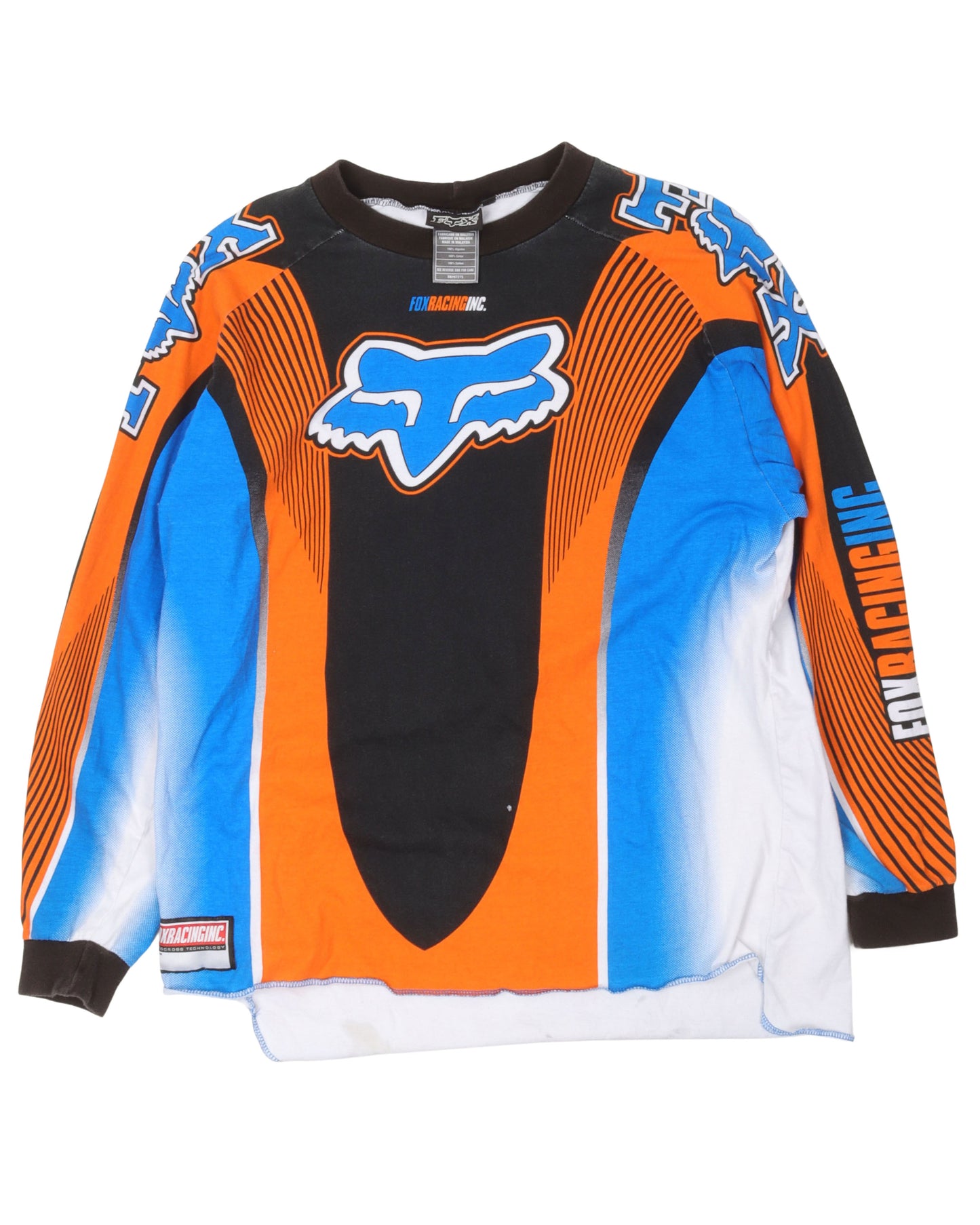 fox racing motocross gear Vintage Fox Racing Motocross Racing Jersey – Justin Reed