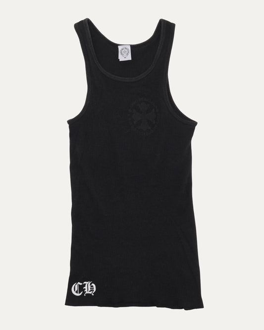 Vintage Tonal Plus Cross Tank Top