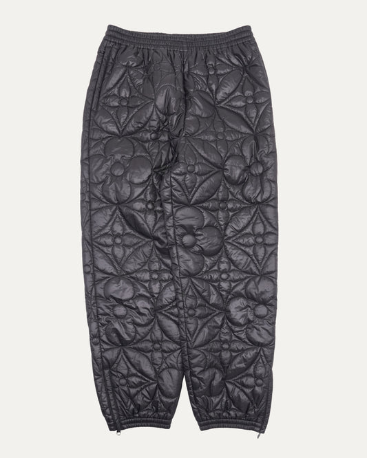 Floral Quilted Nylon Pants