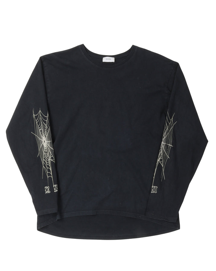 Spider Web Long Sleeve T-Shirt