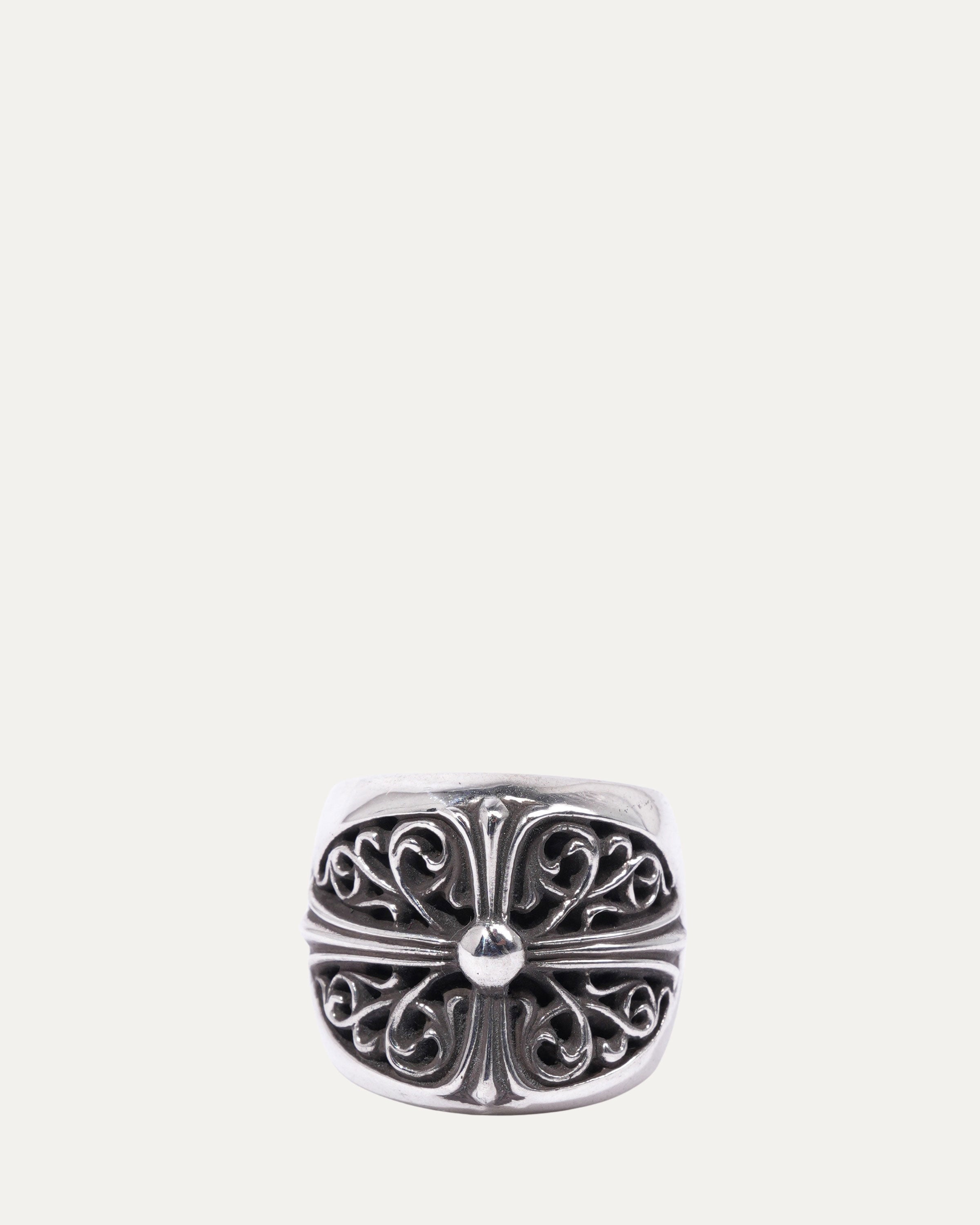 Oval Cross Ring