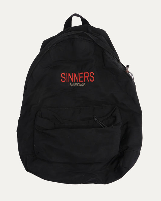 Sinners Embroidered Backpack