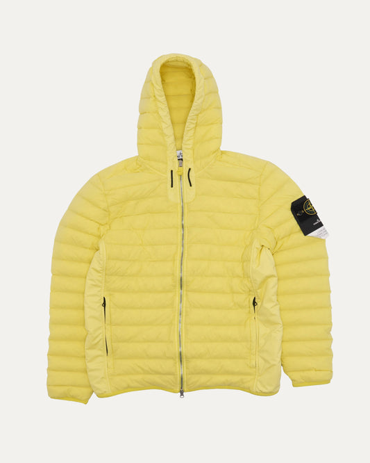 Loom Woven Down Chambers Stretch Nylon-TC Hooded Jacket