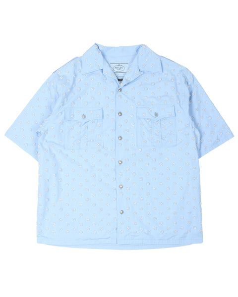 Prada Hand Embroidered Crystal Shirt – Justin Reed