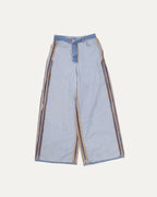 Inside-Out Wide-Leg Jeans