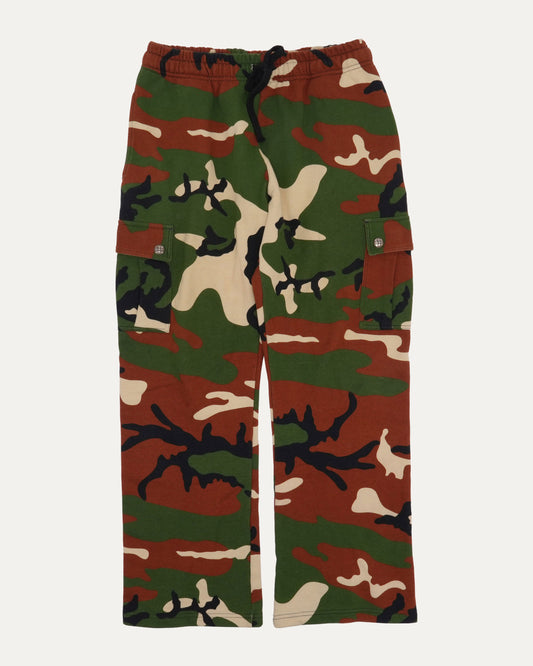 Matty Boy Camouflage Caution Cargo Sweatpants