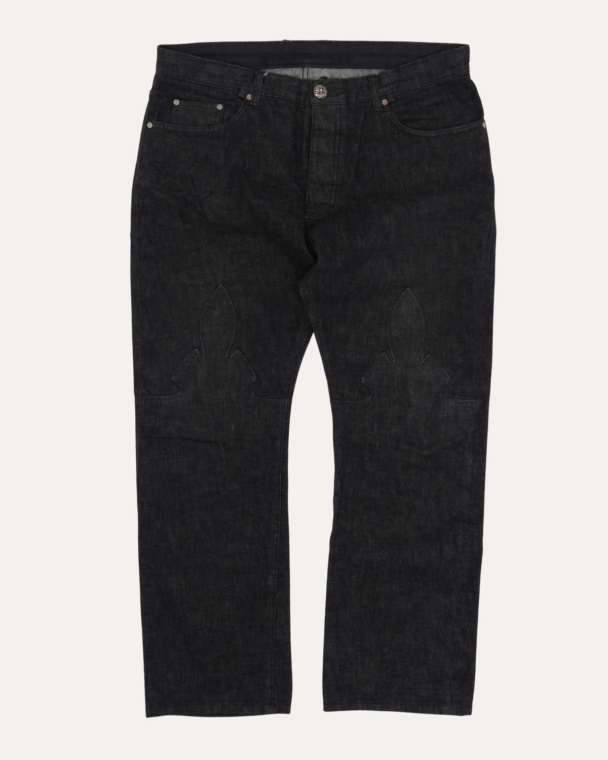 Star Patch Fleur Knee Jeans