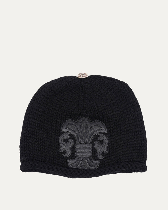 Fleur Cross Patch Beanie