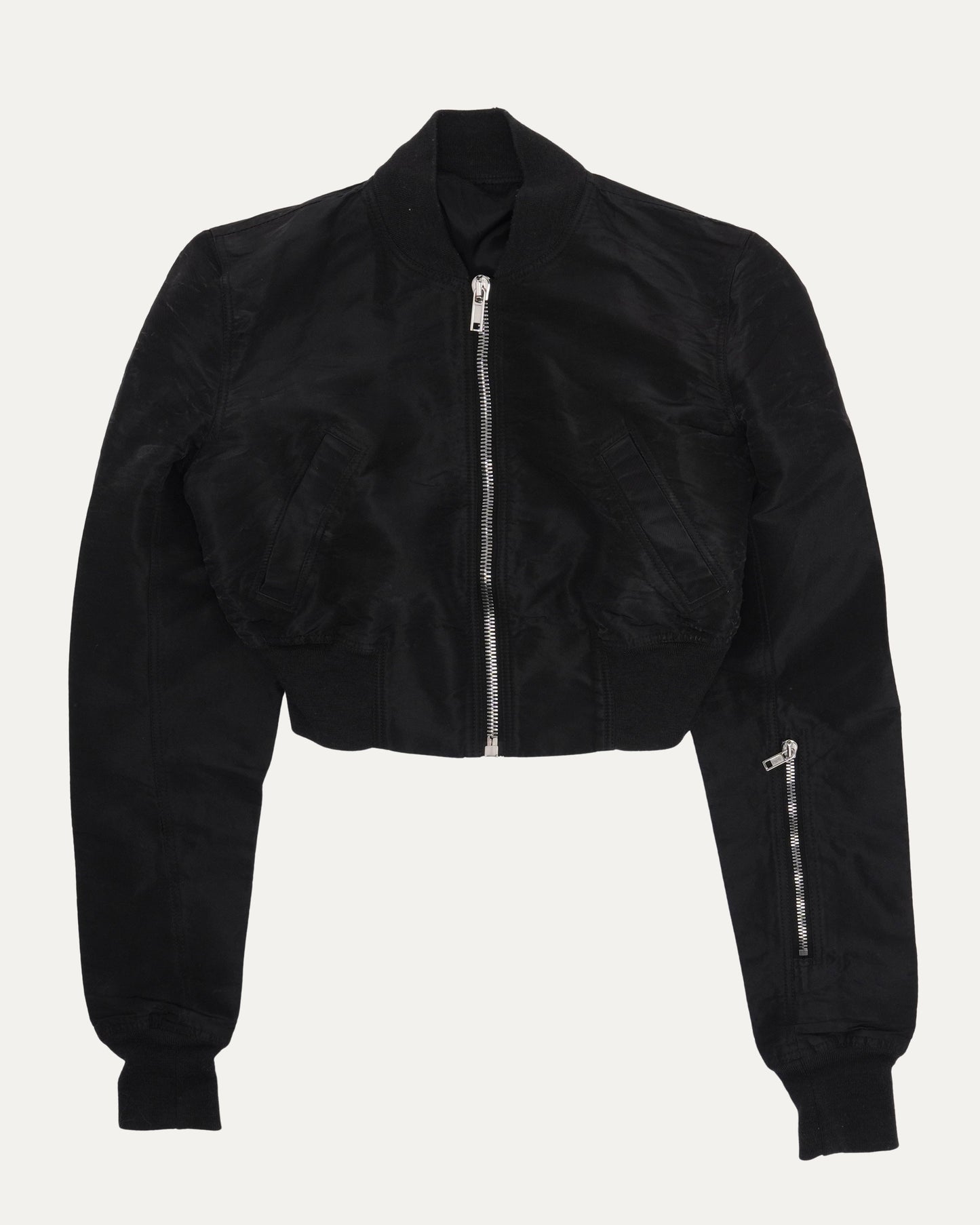 Cropped Bomber Jacket