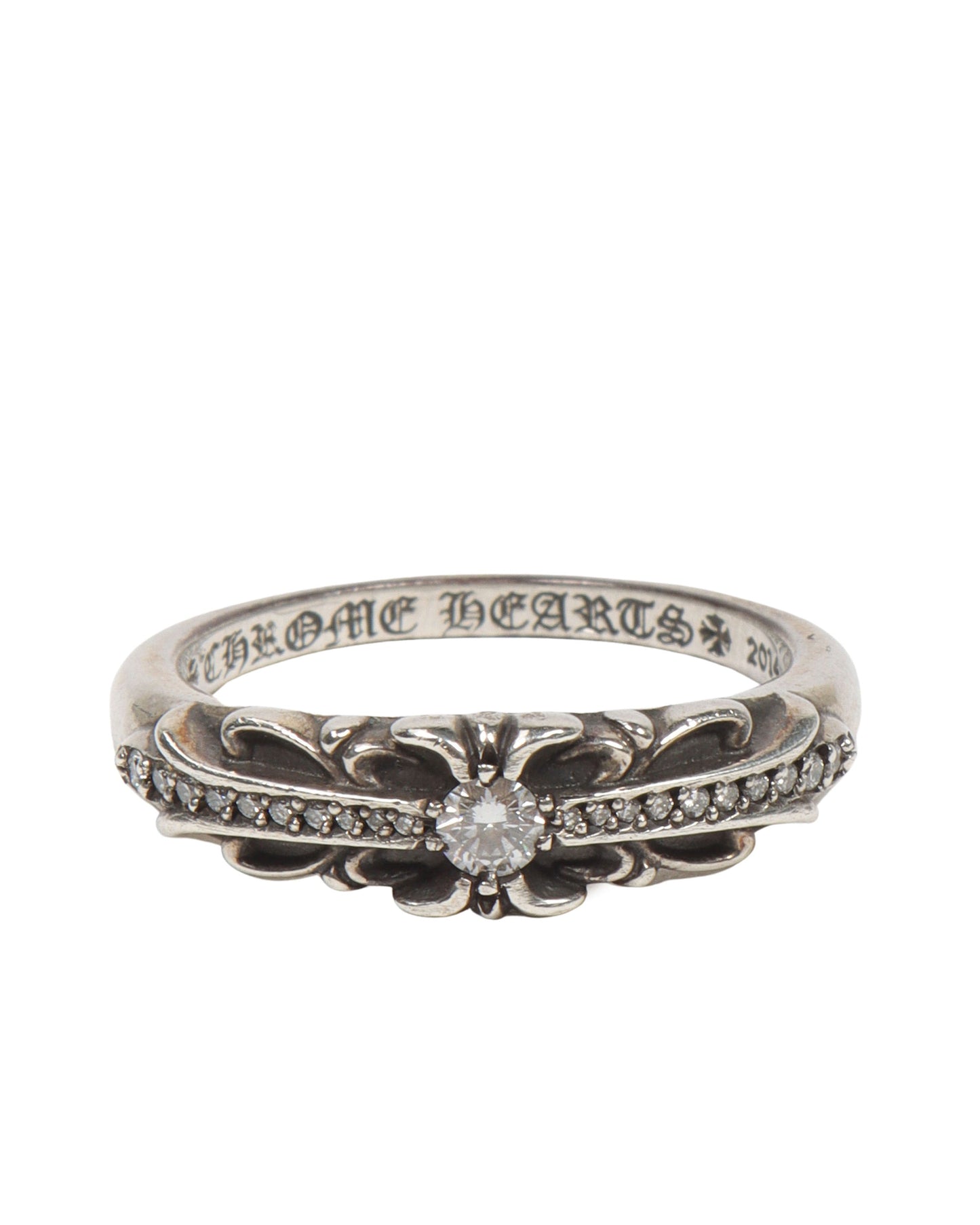 Diamond Mini Fleur Ring