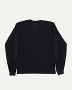 Tonal Neck Logo Long Sleeve Pocket T-Shirt