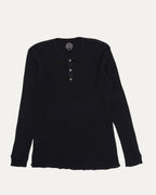 Scroll Logo Thermal Long Sleeve Henley