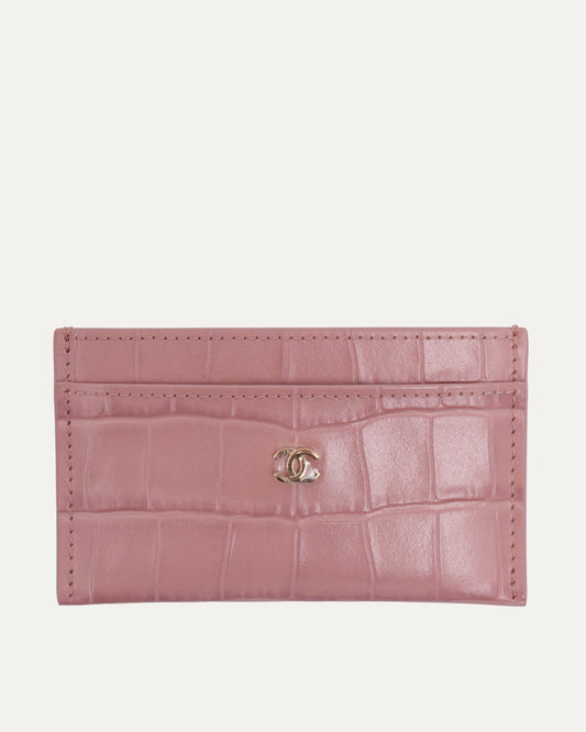 Crocodile Embossed Cardholder